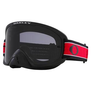 OAKLEY O-FRAME 2.0 PRO MX GOGGLE RED STRIPE W/ DARK GREY LENS OAKLEY