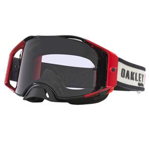 OAKLEY AIRBRAKE MX GOGGLE TLD GREY BLOCKS W/ LIGHT GREY LENS OAKLEY