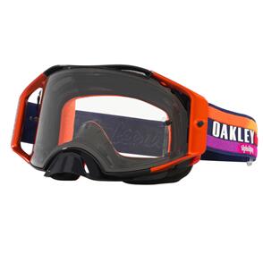 OAKLEY AIRBRAKE MX GOGGLE TLD NAVY SUNRISE W/ CLEAR LENS OAKLEY