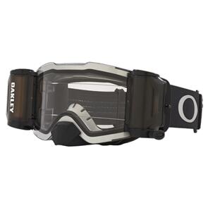 OAKLEY FRONT LINE MX GOGGLE TUFFBLOCKS BLK/GUNMETAL W/ CLEAR ROLLOFF OAKLEY
