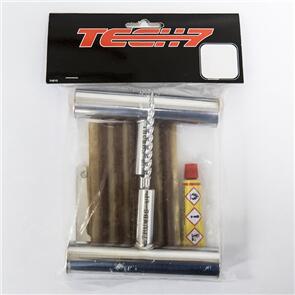 TECH7 TYRE REPAIR KIT  ATV (T-REAMER-PLUGS-GLUE-KNIFE) TECH7