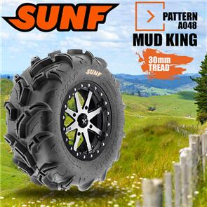SUN-F 27X9-12 A-048 6PLY MUD KING WARRIOR ATV TYRE SUNF