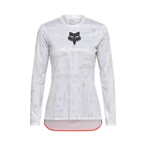 FOX RACING MTB WOMENS RANGER LS JERSEY LUNAR SE WHITE