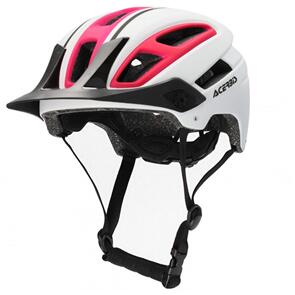ACENTIA DOUBLEP WHITE PURPLE HELMET 