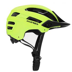 ACENTIA DOUBLEP YELLOW FLURO BLACK HELMET