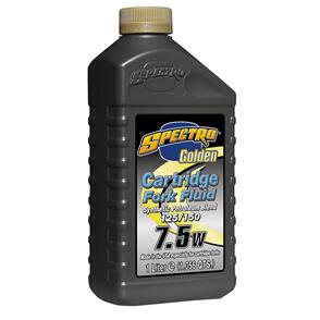 SPECTRO 7.5W 1L LIGHT 125/150 GOLDEN CARTRIDGE FORK OIL / FORK FLUID SPECTRO