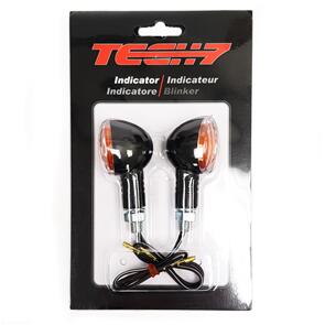 TECH7 IND81502 MICRO OVAL INDICATORS 60MM SHORT CLEAR LENS E-MARK TECH7