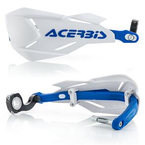 ACERBIS X-FACTORY HANDGUARD WHITE/ BLUE ACERBIS