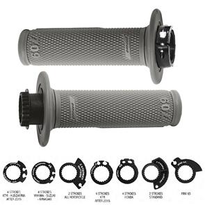 PROGRIP GREY LOCK ON GRIPS 1/2 WAFFLE PROGRIP
