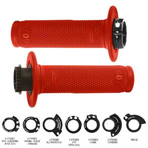 PROGRIP RED LOCK ON GRIPS 1/2 WAFFLE PROGRIP