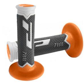 PROGRIP ORANGE/BLACK/GREY TRI DENSITY EXTRA SLIM GRIPS 115MM PROGRIP