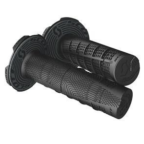 SCOTT GRIPS DEUCE BLACK W/DONUTS BLACK DUAL DENSITY 