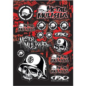 FACTORY EFFEX METAL MULISHA STICKER KIT 1 FX