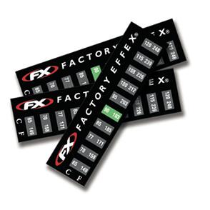 FACTORY EFFEX TEMP STICKERS (3 PACK) FACTORY FX