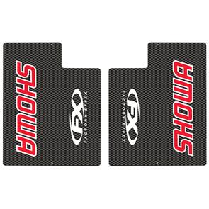 FACTORY EFFEX CARBON UPPER FORK SHIELDS SHOWA/RED FACTORY FX