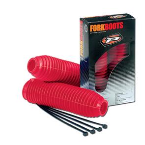 PROGRIP LONG FORK BOOTS RED 45MM DIA X 63MM DIA X 300MM LONG PROGRIP