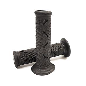 PROGRIP ROAD GRIPS GP RACING BLACK/TITANIUM OPEN END 122MM PROGRIP