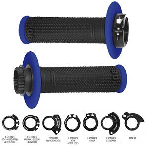 PROGRIP BLUE/BLACK LOCK ON GRIPS FULL DIAMOND PROGRIP