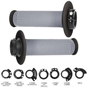 PROGRIP BLACK/GREY LOCK ON GRIPS FULL DIAMOND PROGRIP
