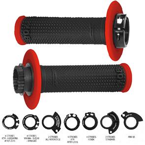 PROGRIP RED/BLACK LOCK ON GRIPS FULL DIAMOND PROGRIP