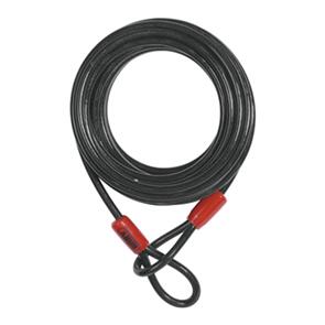 ABUS COBRA 10MM/10M LOOP BLACK/RED