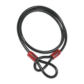 ABUS COBRA 10MM/2M LOOP BLACK/RED