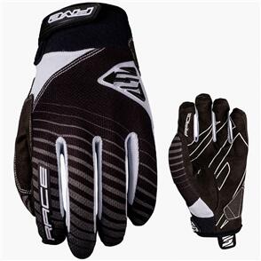 FIVE RACE BMX GLOVES BLACK/WHITE
