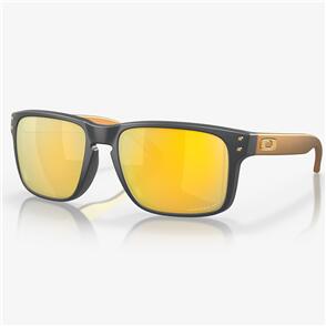 OAKLEY HOLBROOK SUNGLASSES MATTE CARBON W/ PRIZM 24K POLARIZED LENS OAKLEY