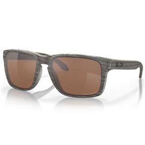 OAKLEY HOLBROOK XL SUNGLASSES WOODGRAIN W/ PRIZM TUNGSTEN POLARIZED LENS