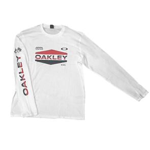 OAKLEY MOTOCROSS L/S SHIRT WHITE