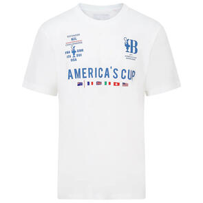 37TH AMERICAS CUP INTERNATIONAL TOUR T-SHIRT WHITE