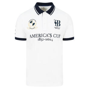 37TH AMERICAS CUP LEGACY POLO WHITE