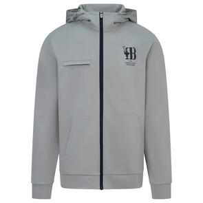 37TH AMERICAS CUP OCEAN ZIP-UP HOODY GREY