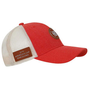 37TH AMERICAS CUP TRUCKER CAP RED