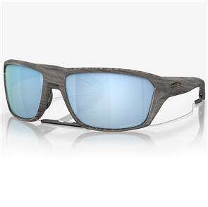 OAKLEY SPLIT SHOT SUNGLASSES WOODGRAIN PRIZM DEEPWATER POLAR OAKLEY