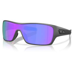 OAKLEY TURBINE ROTOR SUNGLASSES MATTE STEEL W/PRIZM VIOLET POLARIZED LENS OAKLEY