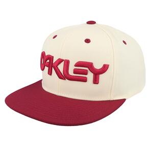OAKLEY MARK III HAT ARCTIC WHITE / IRON RED OAKLEY