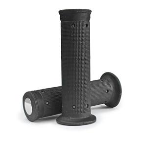 PROGRIP CUSTOM GRIPS BLACK/SILVER CHROME 128MM PROGRIP