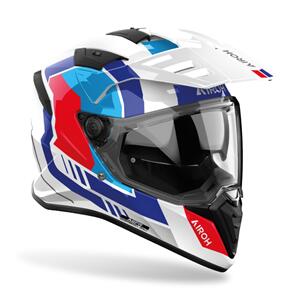 AIROH BANDIT HORN WHITE GLOSS HELMET 