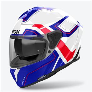 AIROH SPARK 2 DART BLUE/RED GLOSS HELMET 