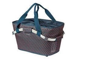 BASIL FLAIR CARRY ALL REAR BASKET, MIK, 22L, NAVY