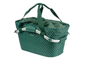 BASIL FLAIR CARRY ALL REAR BASKET, MIK, 22L, GREEN