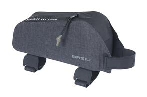 BASIL NAVIGATOR STORM WATERPROOF TOP TUBE FRAME BAG, 0.8L, BLACK
