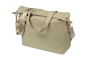 BASIL MANHATTAN COMMUTER BICYCLE BAG WITH PADDED LAPTOP POCKET, WATERPROOF, 12L, TAUPE