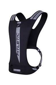 FITLETIC GLO REFLECTIVE SAFETY VEST BLK