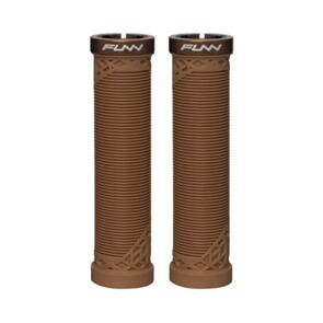FUNN HILT GRIPS WITH HANGER - BROWN