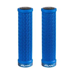 FUNN HOLESHOT GRIP, SINGLE SIDED LOCK ON WITH HANGER - BLUE