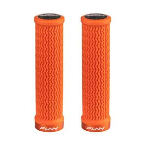 FUNN HOLESHOT GRIP, SINGLE SIDED LOCK ON WITH HANGER - ORANGE