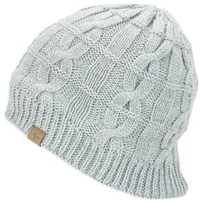 SEALSKINZ COLD WEATHER CABLE KNIT BEANIE GREY MARL