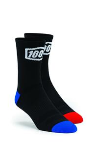 100% TERRAIN PERFORMANCE SOCKS BLACK